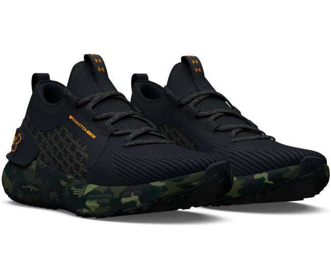 Under Armour HOVR Phantom 3 SE PRNT – Noir & Vert Militaire