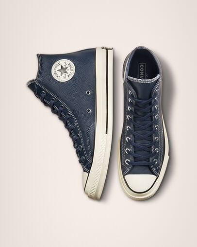 Converse Chuck 70 Color Leather – Bleu Marine & Noir